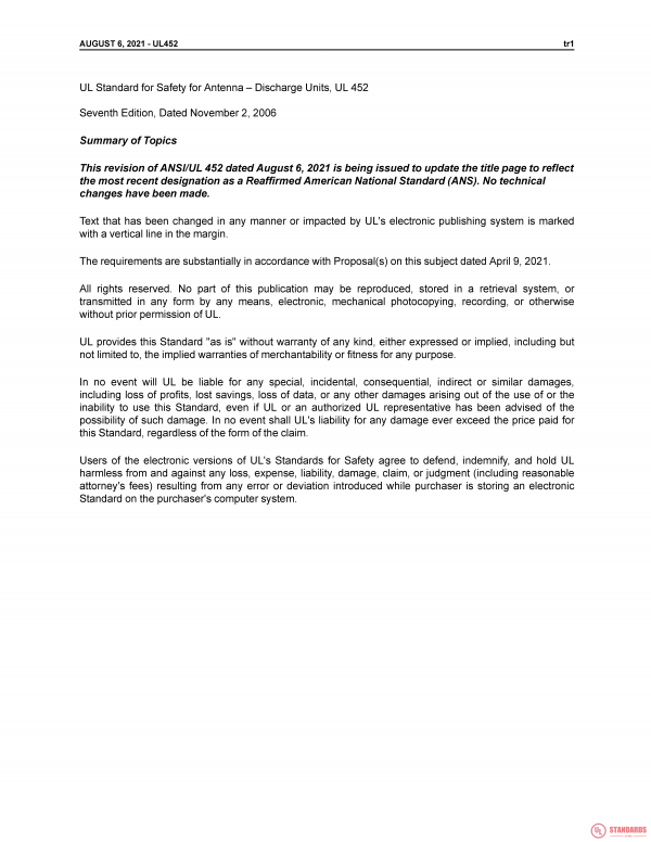 UL 452 PDF